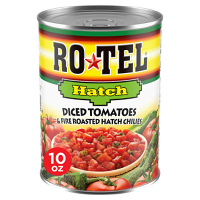 Ro-Tel Diced Tomatoes & Fire Roasted Hatch Chilies, 10 oz