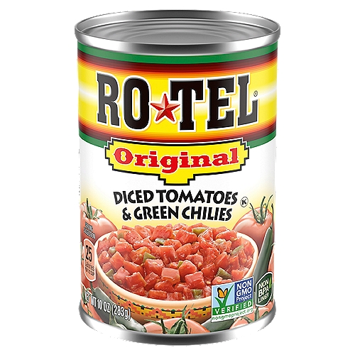 Ro-Tel Original Diced Tomatoes & Green Chilies, 10 oz