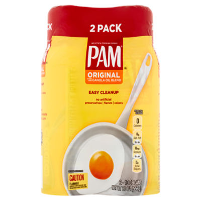 Pam Original No-Stick Cooking Spray, 10 oz, 2 count