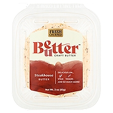 Better Butter Fresh Churned Steakhouse Butter, 3 oz, 3 Ounce