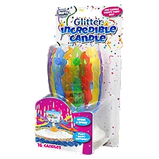 Best Party Ever! Glitter Incredible Candle, 16 count, 16 Each