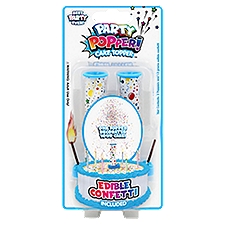 Best Party Ever! Party Popper Edible Confetti Cake Topper, 2 count, 1 Each