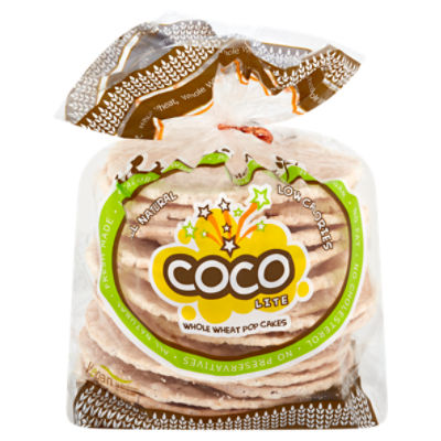 Coco Lite Whole Wheat Pop Cakes, 2.64 oz