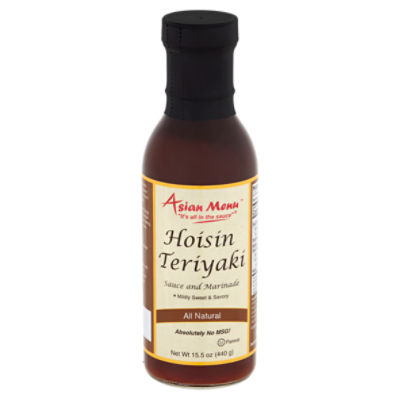 Asian Menu Hoisin Teriyaki Sauce and Marinade, 15.5 oz