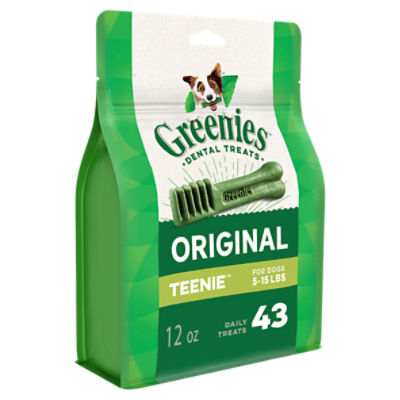 GREENIES Original Teenie Dental Treats for Dogs, 43 count, 12 oz