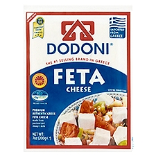 Dodoni Feta, Cheese, 7 Ounce