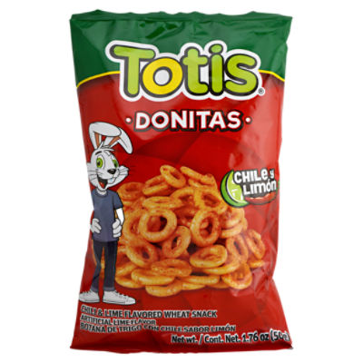 Totis Donitas Chili & Lime Flavored Wheat Snack, 1.76 oz