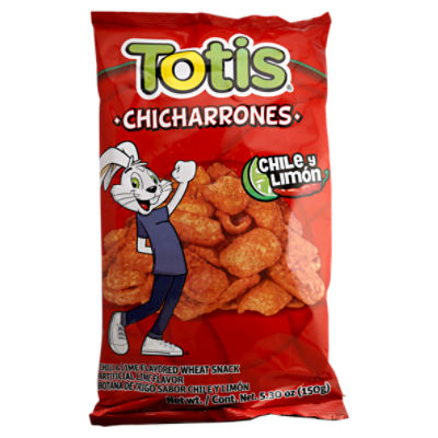 Totis Chicharrones Chili & Lime Flavored Wheat Snack, 5.30 oz