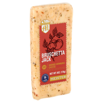Meister Bruschetta Jack Cheese, 6 oz