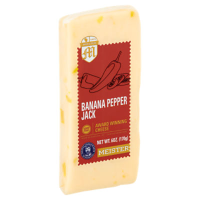 Meister Banana Pepper Jack Cheese, 6 oz