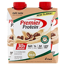 Premier Protein Café Latte High Protein Shake, 11 fl oz, 4 count