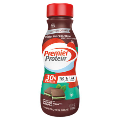 Premier Protein Winter Mint Chocolate High Protein Shake Limited