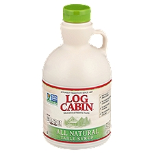 Log Cabin All Natural Table Syrup, 22 fl oz, 22 Fluid ounce