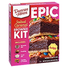 Duncan Hines Epic Salted Caramel Brownie Kit, 32.16 oz