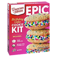 Duncan Hines Cookie Kit EPIC Baking Kit Birthday Cake, 20.64 Ounce