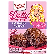 Duncan Hines Dolly Parton's Fabulously Fudgy Brownie Mix, 17.6 oz., 17.6 Ounce