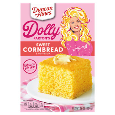 Duncan Hines Dolly Parton's Sweet Cornbread & Muffin Mix, 16 oz. - The  Fresh Grocer