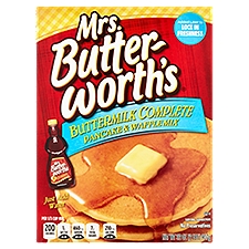 Mrs. Butterworth's Buttermilk Complete Pancake & Waffle Mix, 32 oz, 32 Ounce