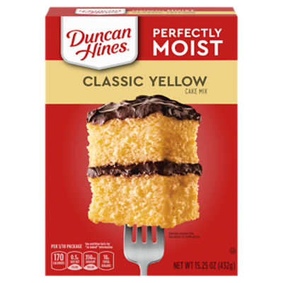 Duncan Hines Perfectly Moist Classic Yellow Cake Mix, 15.25 ounce