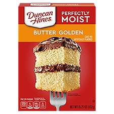 Duncan Hines Cake Mix, Perfectly Moist Butter Golden, 432 Gram