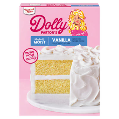 Duncan Hines Dolly Parton's Vanilla Flavored Cake Mix, 15.25 oz