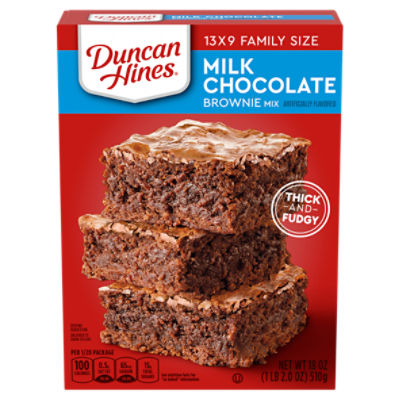 Duncan Hines Classic Milk Chocolate Brownie Mix, 18 ounce