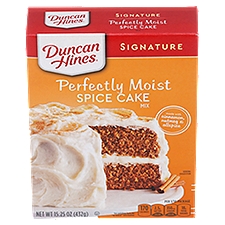Duncan Hines Signature Perfectly Moist Spice Cake Mix, 15.25 oz, 432 Gram