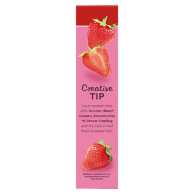 Duncan Hines Signature Perfectly Moist Strawberry Supreme Cake Mix, 15 oz