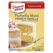 Duncan Hines Signature Perfectly Moist French Vanilla Cake Mix, 15.25 oz