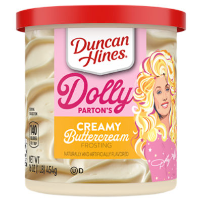 Duncan Hines Dolly Parton's Creamy Buttercream Frosting, 16 oz