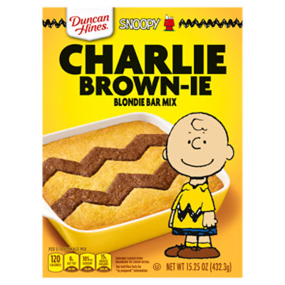 Duncan Hines Snoopy Charlie Brown-ie Blondie Bar Mix, 15.25 oz