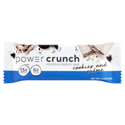 Power Crunch Cookies and Créme Protein Energy Bar, 1.4 oz, 1.29 Ounce