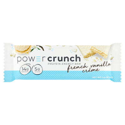 Power Crunch Original French Vanilla Crème, Protein Energy Bar