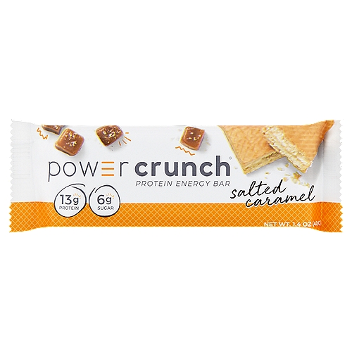 Power Crunch Salted Caramel Protein Energy Bar, 1.4 oz