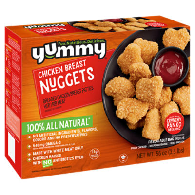 Yummy Chicken Breast Nuggets, 56 oz