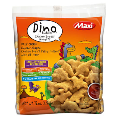 Maxi Dino Buddies Chicken Breast Nuggets, 72 oz