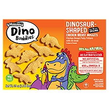 Yummy Dino Buddies Dinosaur-Shaped Chicken Breast, Nuggets, 38 Ounce