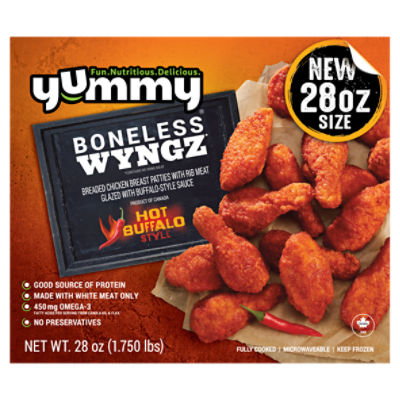 Buffalo Style Boneless Chicken Wyngz - 24 oz. - Products - Foster