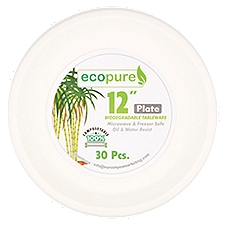 Ecopure 12'', Plate, 30 Each