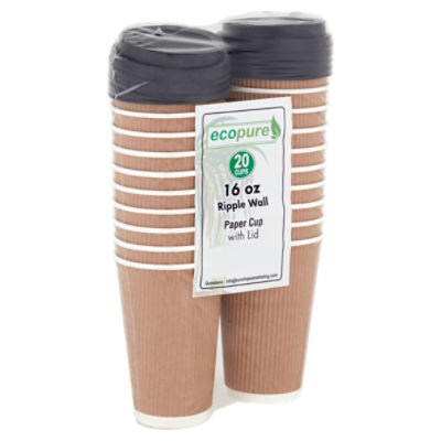 Ripple Cups, Ripple Coffee Cups, Ripple Paper Cups in Stock - ULINE