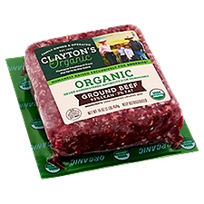 Clayton's Organic Ground Beef, 16 oz, 16 Ounce