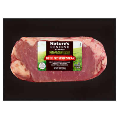 Nature's Reserve Beef N.Y. Strip Steak, 10 oz, 10 Ounce