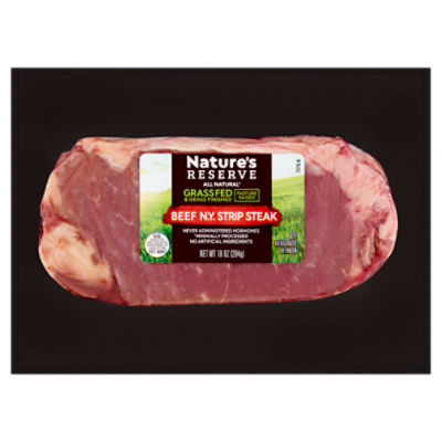 Nature's Reserve Beef N.Y. Strip Steak, 10 oz