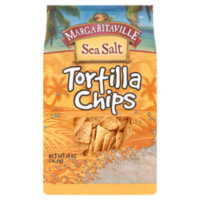 Margaritaville Sea Salt Tortilla Chips, 13 oz