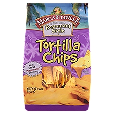 Margaritaville Extra Thick Restaurant Style Tortilla Chips, 13 oz