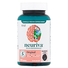 Schiff Neuriva Brain Performance Original Grape Flavored Dietary Supplement, 50 count