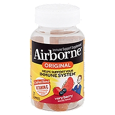 Airborne Immune Support Supplement, Original Very Berry, 21 Each