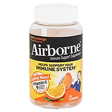 Airborne Zesty Orange, Immune Support Supplement, 42 Each