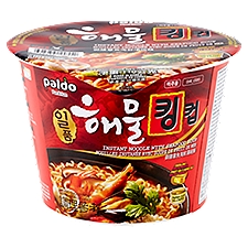 Paldo Instant Noodle with Seafood Soup, 3.88 oz