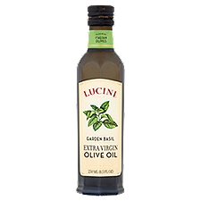 LUCINI Garden Basil Extra Virgin, Olive Oil, 8.5 Ounce